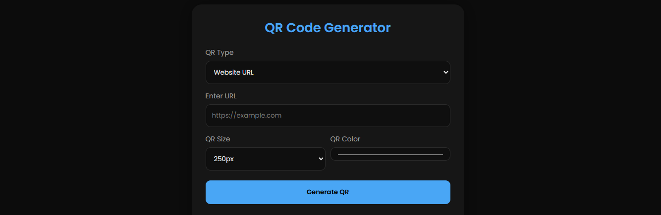 QR Code Generator – Premium Version Preview